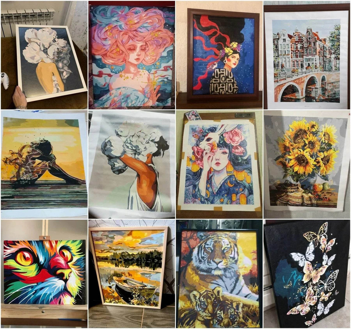 HUACAN Custom Photo Paint By Numbers Pets Child Diy Kit Picture For Living Room Home Decoration Painting by numbers by DSERS