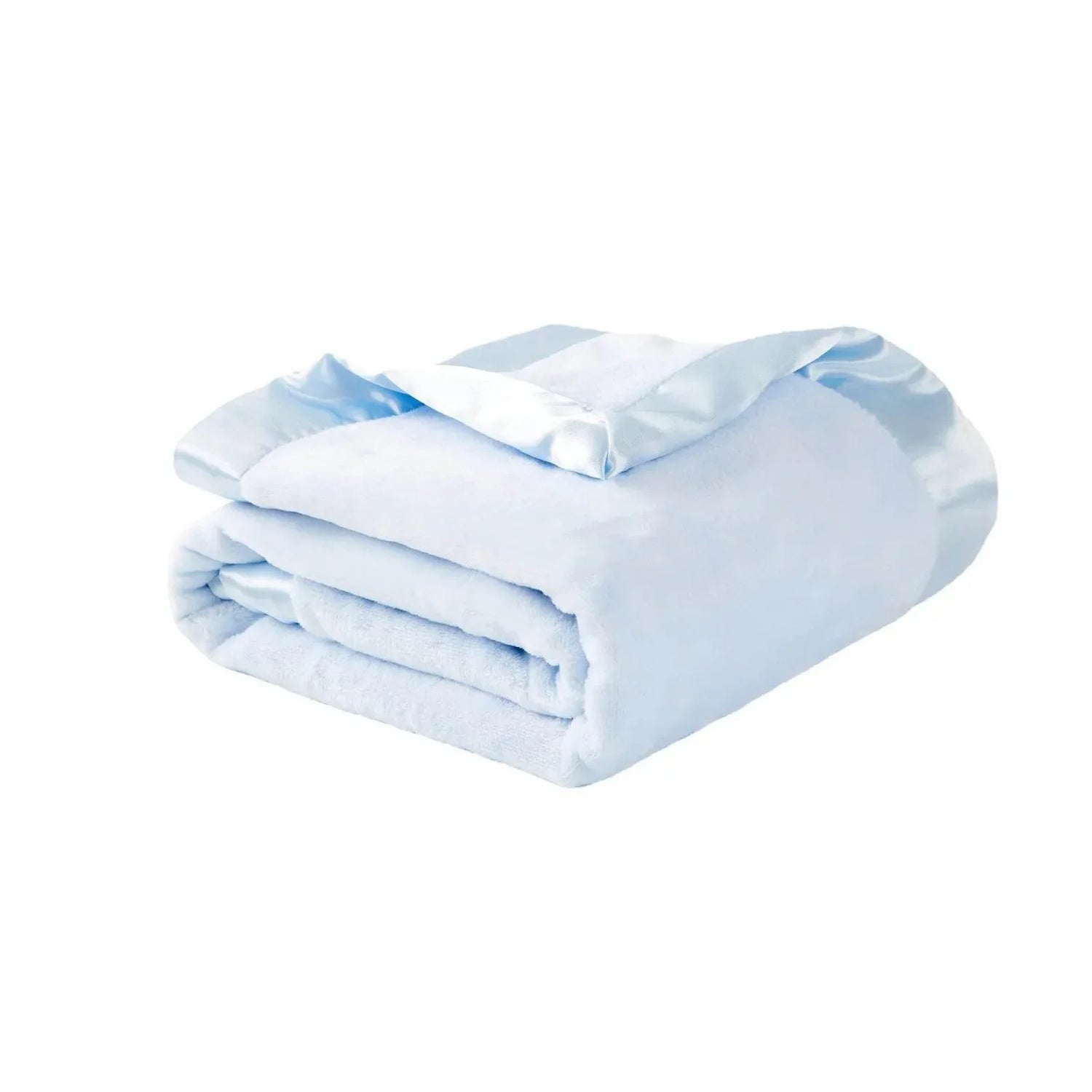 Kids Blankets Solid Satin Quilt Flannel Kids Blanket Soft Boys Girls Swaddle Wrap Infant Stroller Cover Kids Blanket - GiFTiFY