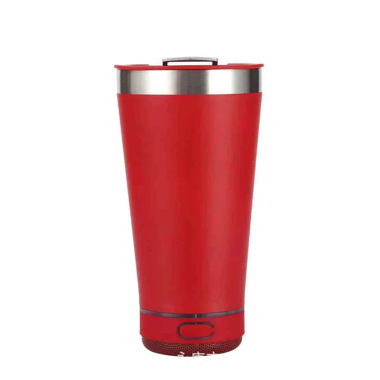 16oz smart bluetooth speaker car portable car cup creative bottle opener stainless steel thermos cup - GiFTiFY