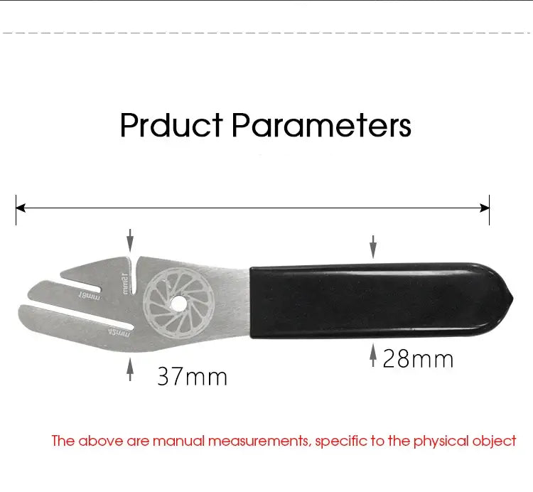 Bicycle Tool Disc Brake Rotor Alignment Truing Tools MTB Flattening Correction Wrench Stainless Steel Bike Repair Tool