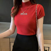 Elegant Turtleneck Summer Blouse for Women - GiFTiFY