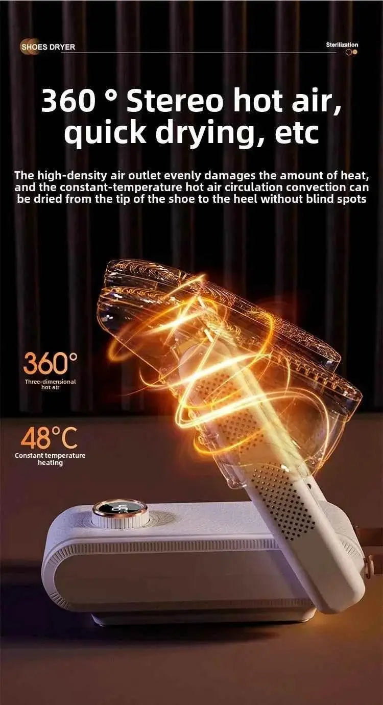 New Foldable Shoe Dryer Boot Dryer with Hot Air Circulation Boot Dryer Eliminate Bad Odor Timing Constant Temperature Shoe Dryer - GiFTiFY