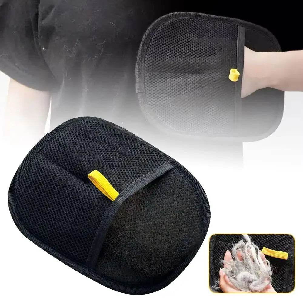 Pet Static Hair Removal Gloves Washable Reusable Static Dust Brush Multifunctional Mesh Cloth Pet Grooming Gloves Home - GiFTiFY