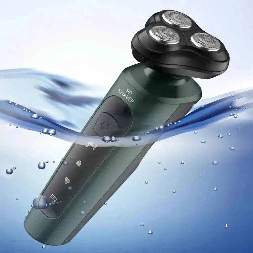 Electric Shavers for Men Waterproof Electric Trimmer Razor Wet Dry Use Rechargeable Battery - GiFTiFY