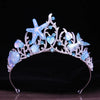 New Mermaid Crown Diadem Halloween Ocean Style Costume Seashell Starfish Hair Accessories for Women Girls Birthday Party Tiaras GiFTiFY