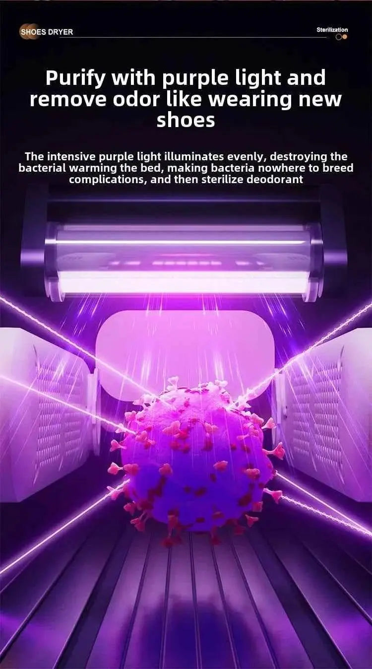 New Foldable Shoe Dryer Boot Dryer with Hot Air Circulation Boot Dryer Eliminate Bad Odor Timing Constant Temperature Shoe Dryer - GiFTiFY