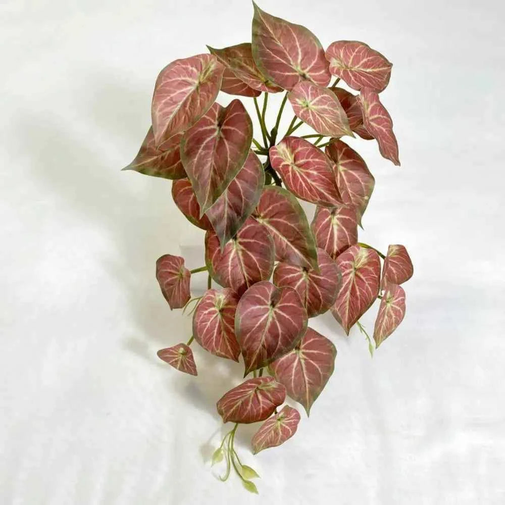 Green Plant Artificial Green Plant Leaves Plastic Realistic