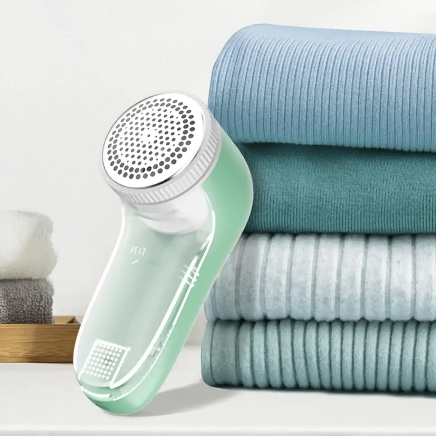 Mint Green Electric Clothing Lint Remover