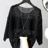 Ice Silk Hollow Knitted Vest for Women - GiFTiFY