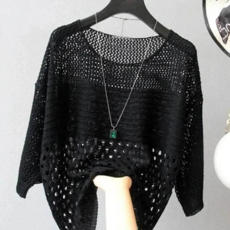 Ice Silk Hollow Knitted Vest for Women - GiFTiFY