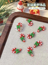 Christmas Series Nail Art Accessories 3D Resin Nail Charms Cute Bells Reindeer Snowman Cartoon Versatile Winter Nail Decorations
