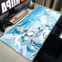 Mouse Pad Rubber Extended Desk Mat PC M-miku Gamer
