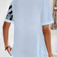 Plus Size Striped Half Sleeve Spring Blouse - GiFTiFY