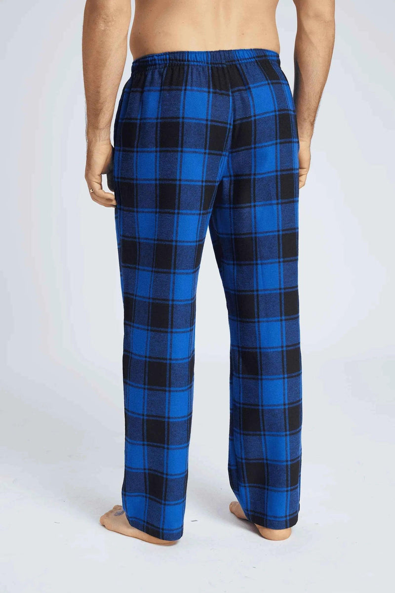 JupiterSecret 3pcs Men's Pajama Pants Autumn/Winter Flannel Cotton Plaid Sleep & Lounge PJ Bottoms with Pockets and Button Fly Pijama by DSERS