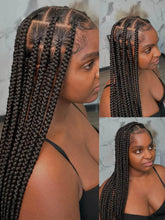 Synthetic Jumbo Cornrow Braided Wig Long 36&