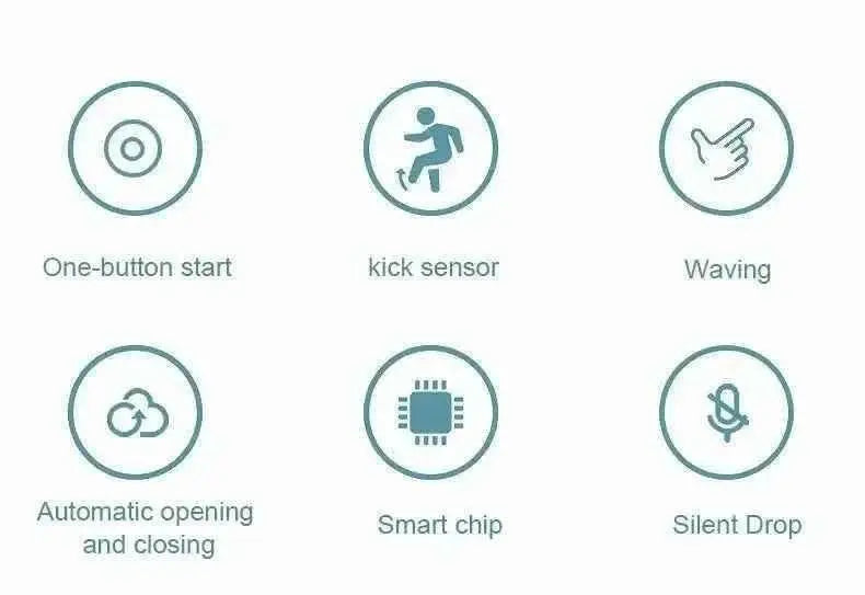 Kitchen Trash Bin 13L Bathroom Touch Trash Can In The Toilet Smart Garbage Bucket Waste Bins Dustbin Smart Trash Can Kitchen - GiFTiFY