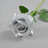 10/1 Heads Golden Silver Rose Artificial Flower DIY Wedding Floral Arrangement Material Silk Bridal Bouquet Photo Prop Home Deco