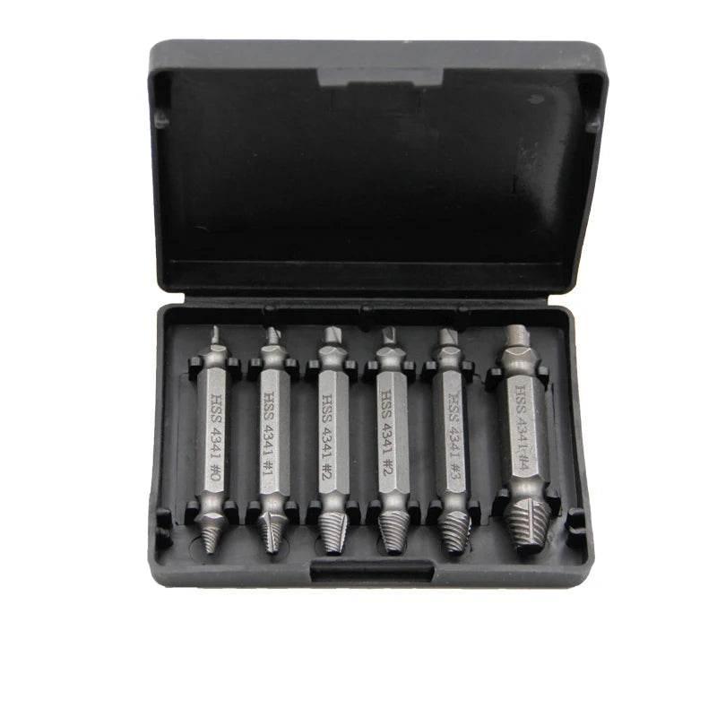 Extractor Double Head Screw Slide Tooth Removal Tool S2 Screwdriver Screwdriver Screwdriver Head Broken Wire Set - GiFTiFY