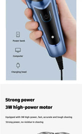 Shaver for Men USB Electric Shaver Powerful Beard Shaving Machine Electric Razor Rechargeable Waterproof - GiFTiFY