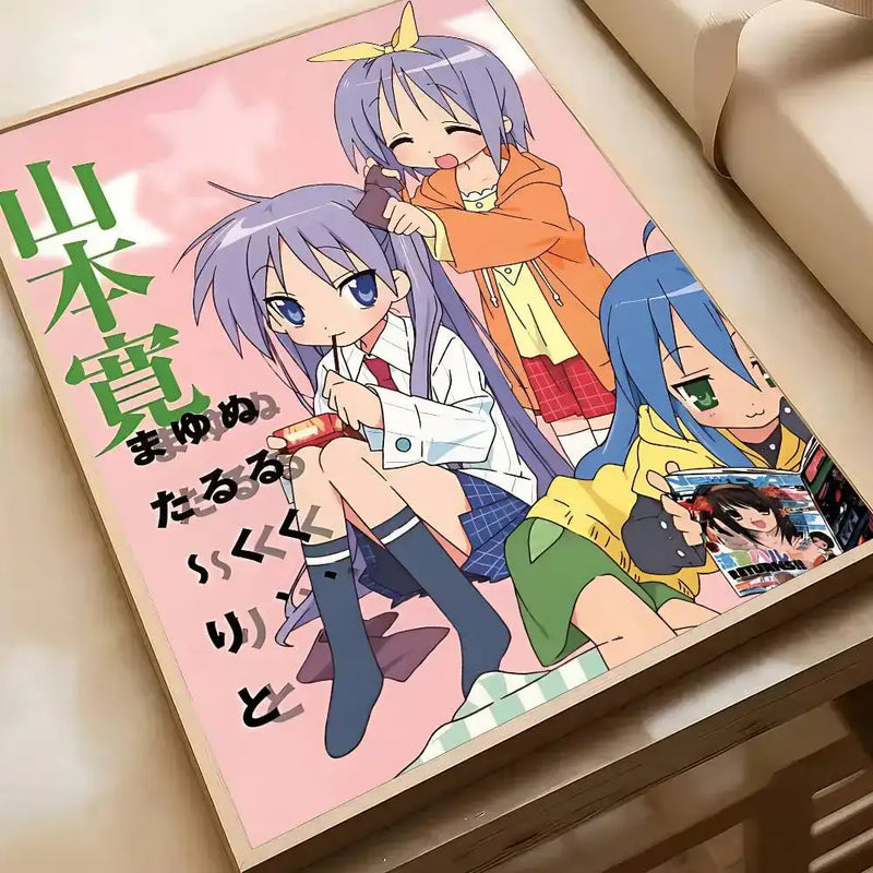 Anime Lucky Star Kawaii Home Decor Pooster by DSERS