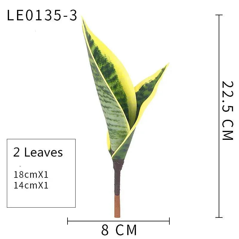 Artificial Succulents Plants House Decoration Accessori Tropical Fake Long Leaf Bonsai Hotel Party Home Decor Photo Props by DSERS