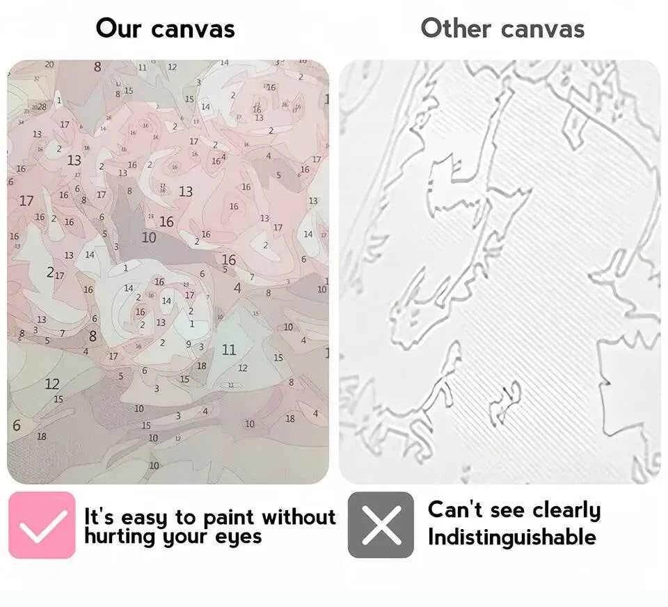 DIY Digital Oil Painting Cat Flower Paint By Numbers Animal Kitten Handpainted Acrylic Paint On Canvas Home Bedroom Wall Artwork Cat Flower Paint by DSERS