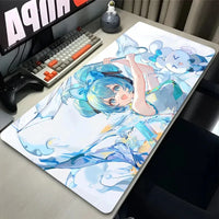 Mouse Pad Rubber Extended Desk Mat PC M-miku Gamer
