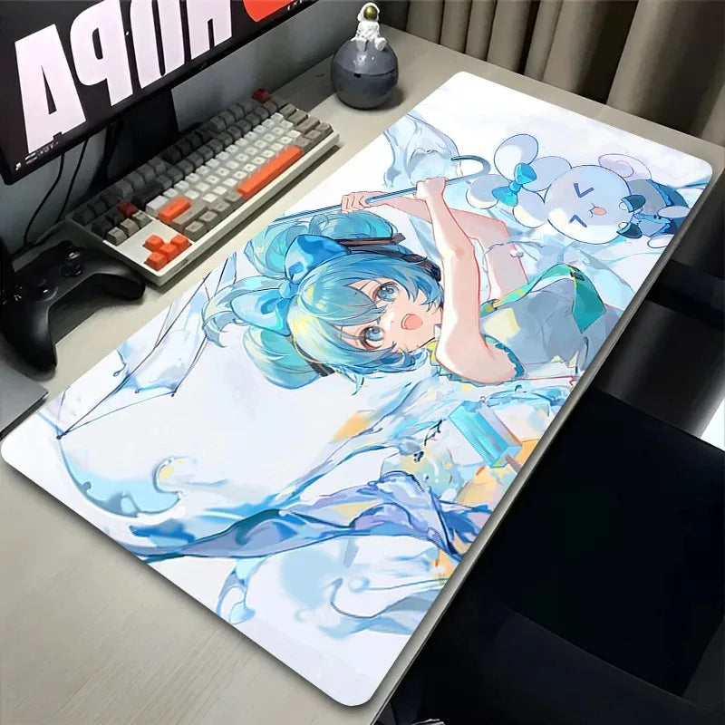 Mouse Pad Rubber Extended Desk Mat PC M-miku Gamer Mouse pads by DSERS