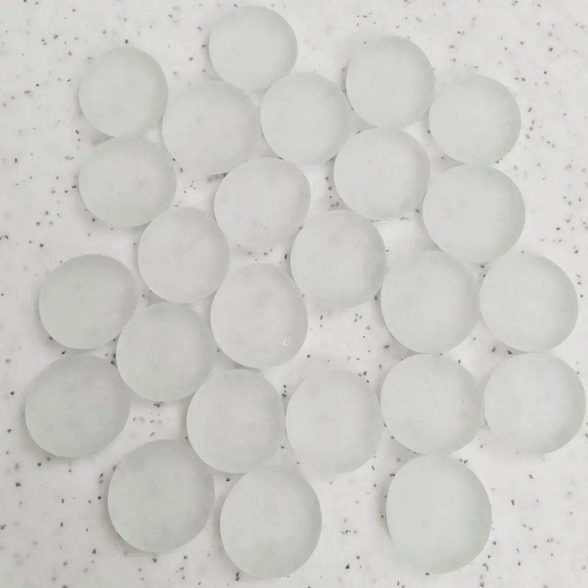 100g/3.52oz(Approx. 18-25pcs) Oblate Bead Glass Mosaic Tiles Colorful Round Mosaic Making Material Multi Diameter DIY Craft Tile by DSERS