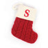 navidad Christmas Boots Letters Christmas Stocking New Knitting Christmas Tree Pendant Decorations SnowflakeChristmas Socks