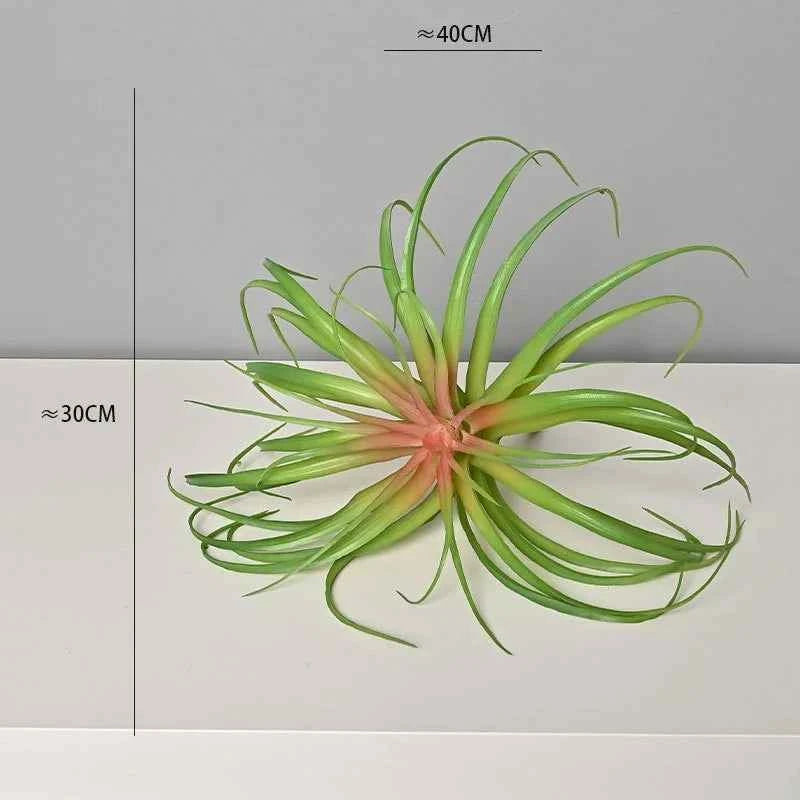 Artificial Green Plant Air Grass Succulent Miniature Potted Garden for Outdoor Desktop Living Room Home Decor