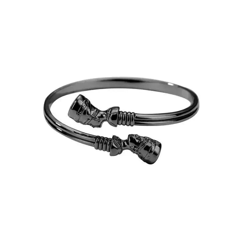 Adjustable Gold Nefertiti Inspired Cuff Bracelet - GiFTiFY