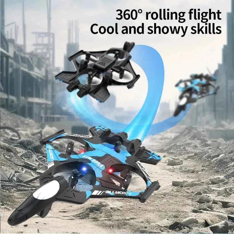 K500MAX Drone Fighter Jet 4k HD Professional Drone Camera WIFI Fpv Aircraft Quadcopte Aerial Photography Drone Birthday Toys Jet Fighter Toy by DSERS