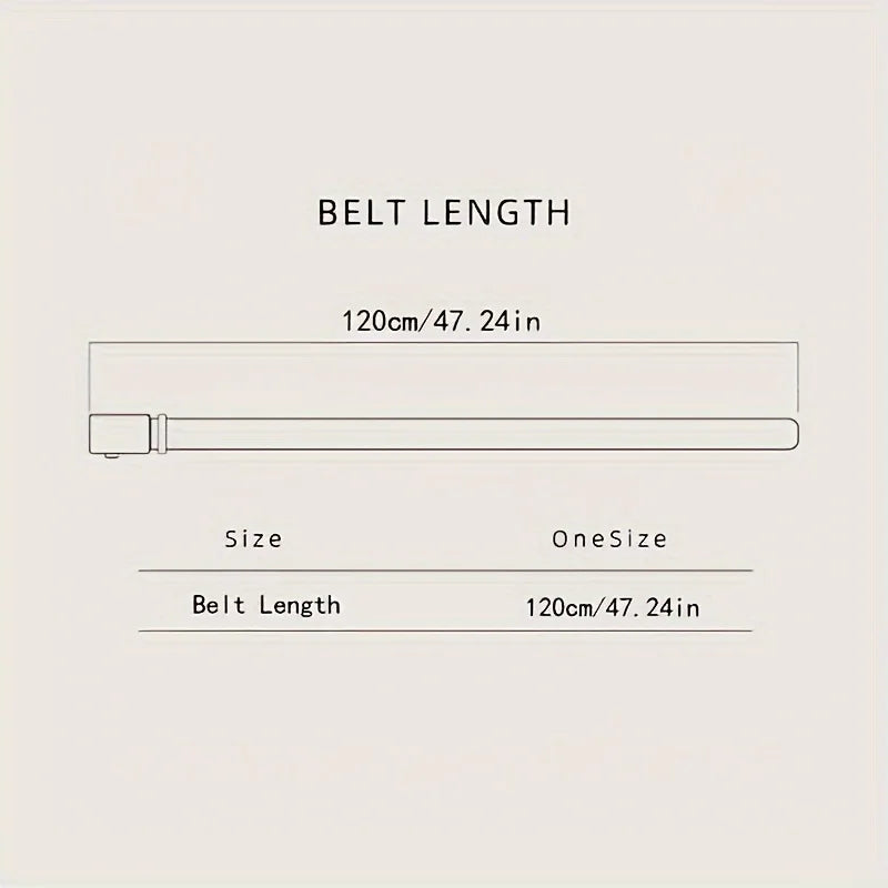 Stylish Men's PU Leather Belt - Fashion Belts for Daily Life, Leisure, Party, Festival, Work, and Business Automatic Buckle DSERS