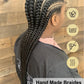Cornrow Braids Wig Synthetic Full Lace Front Braided Wigs For Black Women 36 Inches Long Locs Goddess Braids Wig With Baby Hair GiFTiFY
