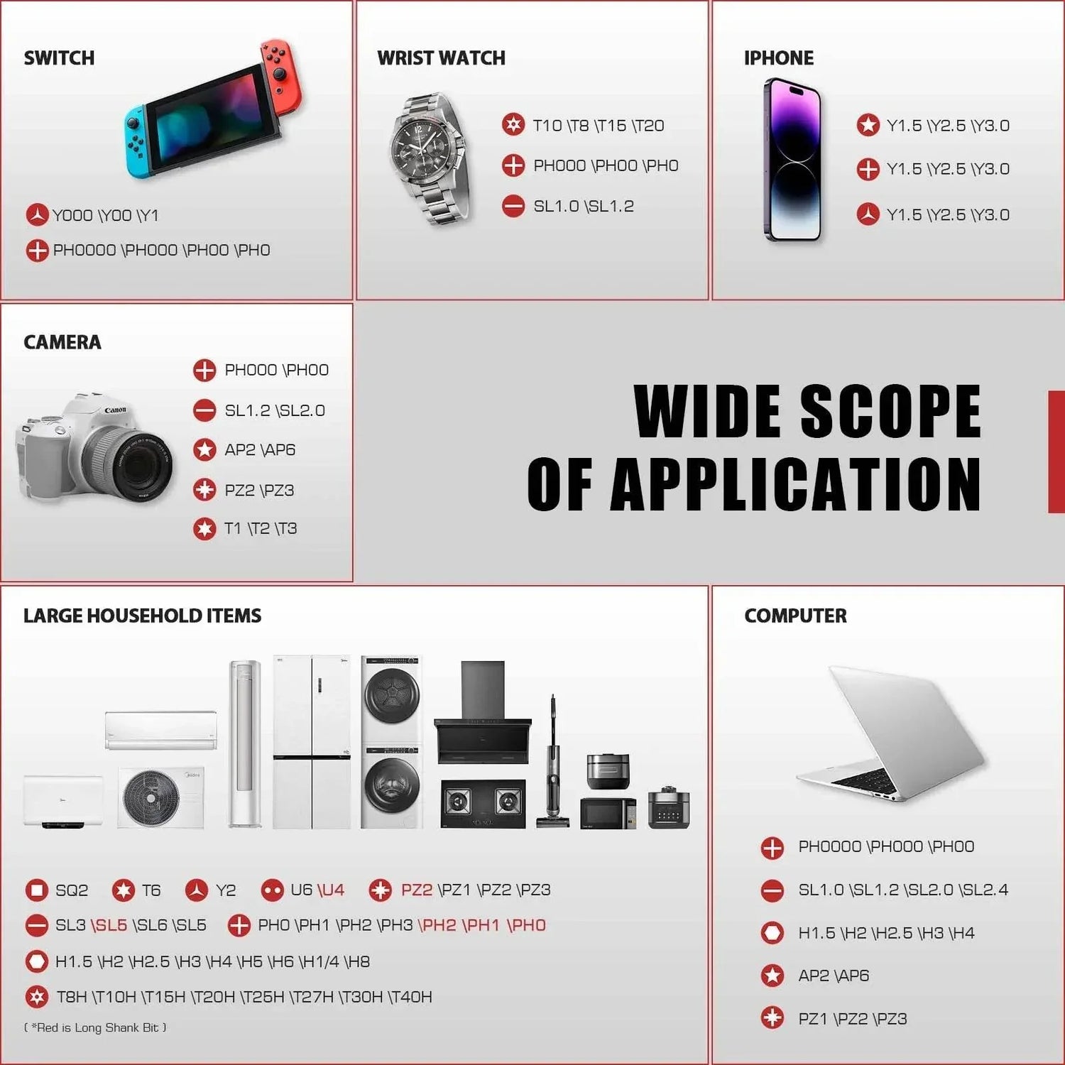 VMAN Precision 66in1 magnetic ratchet screwdriver set Detachable T - handle magneticizer Fix furniture, electronics & glasses - GiFTiFY