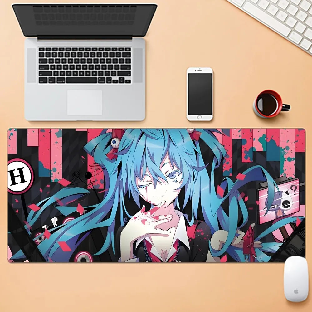 H-Hatsune M-Miku Mousepad Mousepad Mouse pads by DSERS