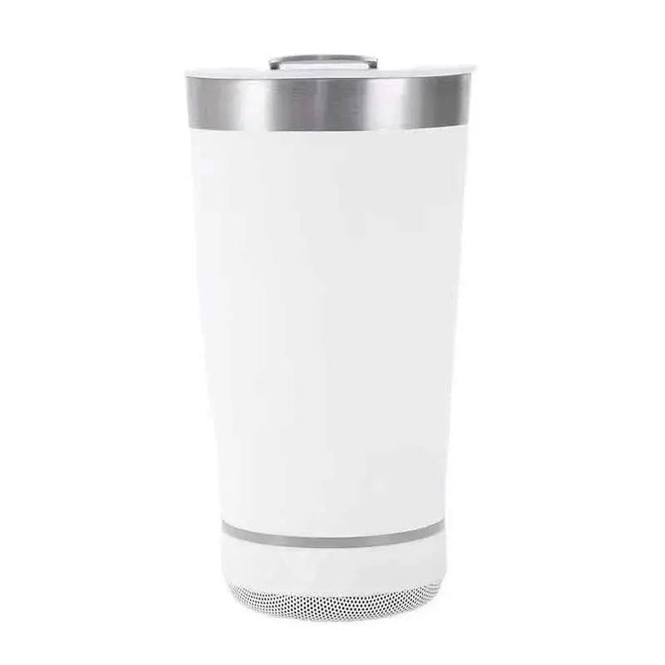 16oz smart bluetooth speaker car portable car cup creative bottle opener stainless steel thermos cup - GiFTiFY