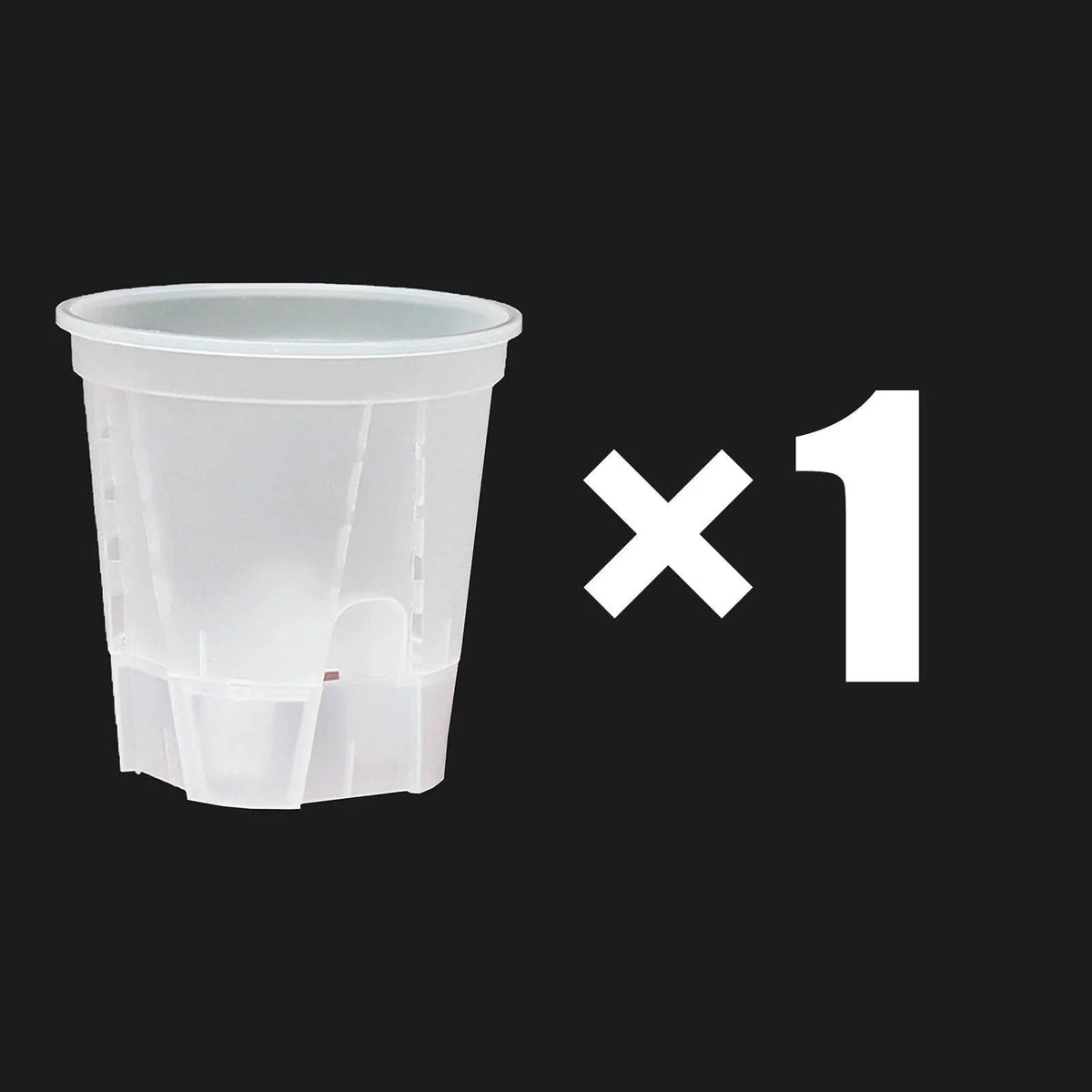 Premium Clear Desktop Resin Flower Pot, Transparent Nurturing Your Green Plants - Suitable for Placing Orchids by DSERS
