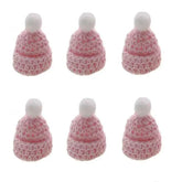 12Pcs Handmade mini crochet Hat for baby shower baptism dolls party favors sewing Applique - GiFTiFY
