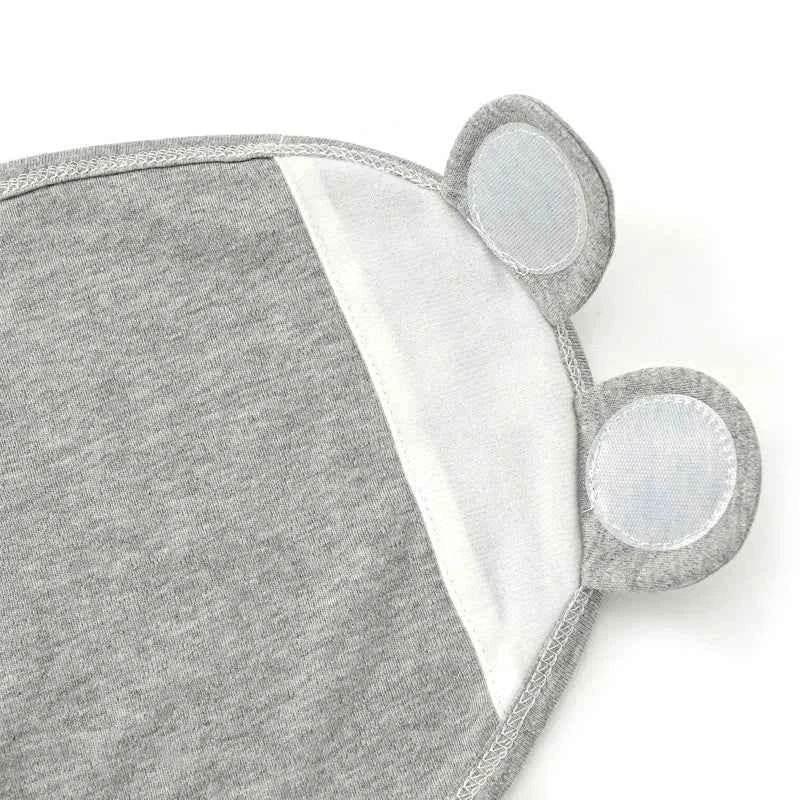 100% Organic Cotton Baby Swaddle Blanket Wrap Hat Set for Infant Adjustable Newborn Swaddle Baby Swaddle for 0-3 Month - GiFTiFY