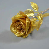 10/1 Heads Golden Silver Rose Artificial Flower DIY Wedding Floral Arrangement Material Silk Bridal Bouquet Photo Prop Home Deco