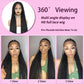 Small Square Knotless Box Braided Wig With Baby Hair Synthetic Full Lace Cornrow Braids Wigs Goddess Braided Wig For Black Women GiFTiFY