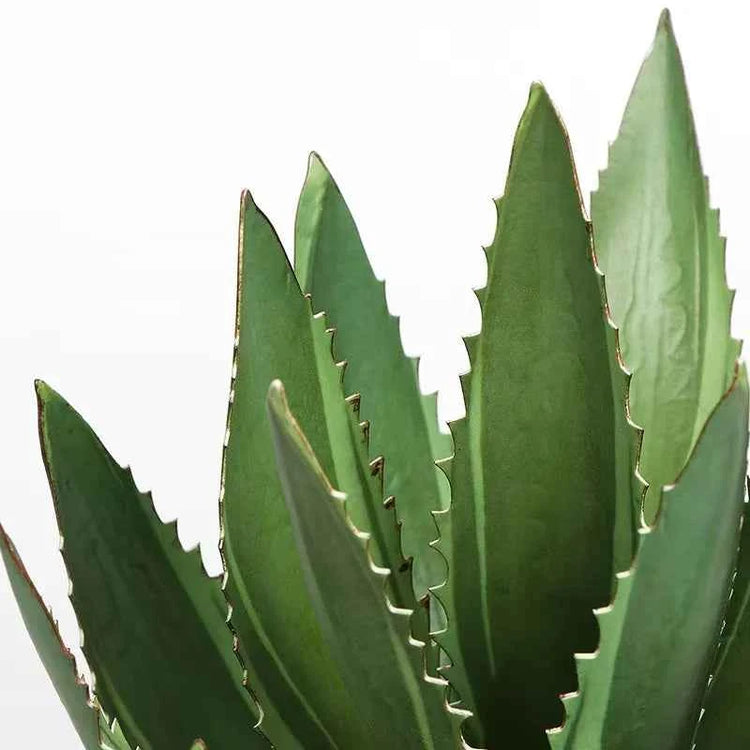 Artificial Aloe Vera Fake Succulents Simulated Agave Green Tropical Leaves Garden Balcony Office Christmas Party Home Deco Plant