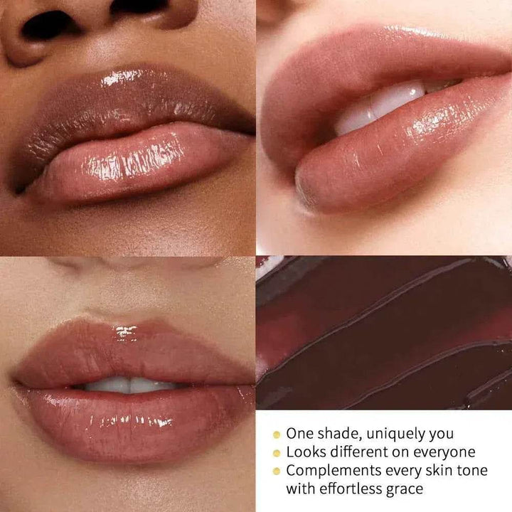 Black Honey Lipstick Long Lasting Moisturizing Natural Lip Plumper Makeup Lip Plumping Gloss Cosmetics Exfoliating for Lip - GiFTiFY