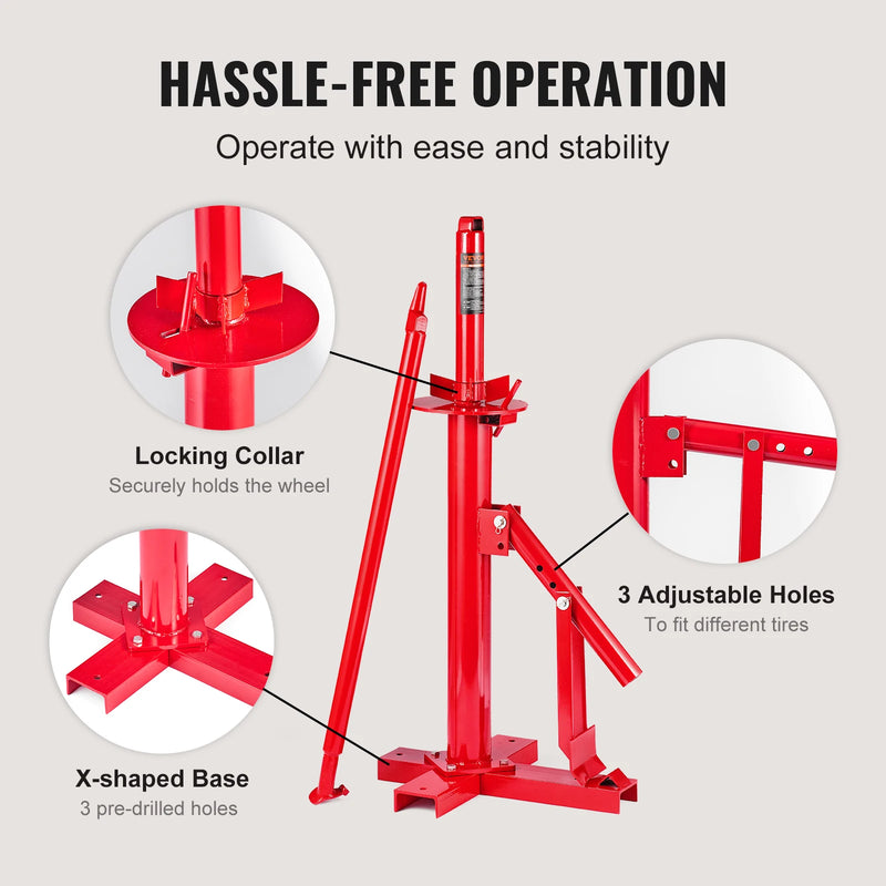 SucceBuy Portable Manual Tire Changer Bead Breaker Tool Portable Hand Bead Breaker Mounting Tool for Car Truck Motorcycle Garage by GiFiFY