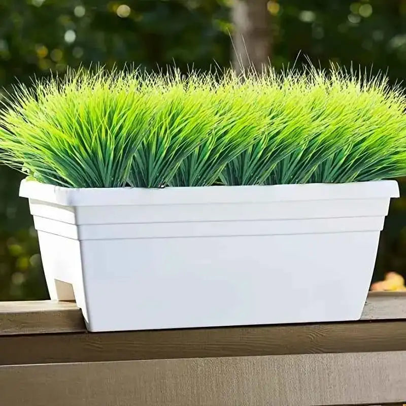 1pc Artificial Plant Plastic Persian Fern Flowers Home garden Wedding outdoors Party Balcony Decor Arrangement Festival Diy gift by DSERS