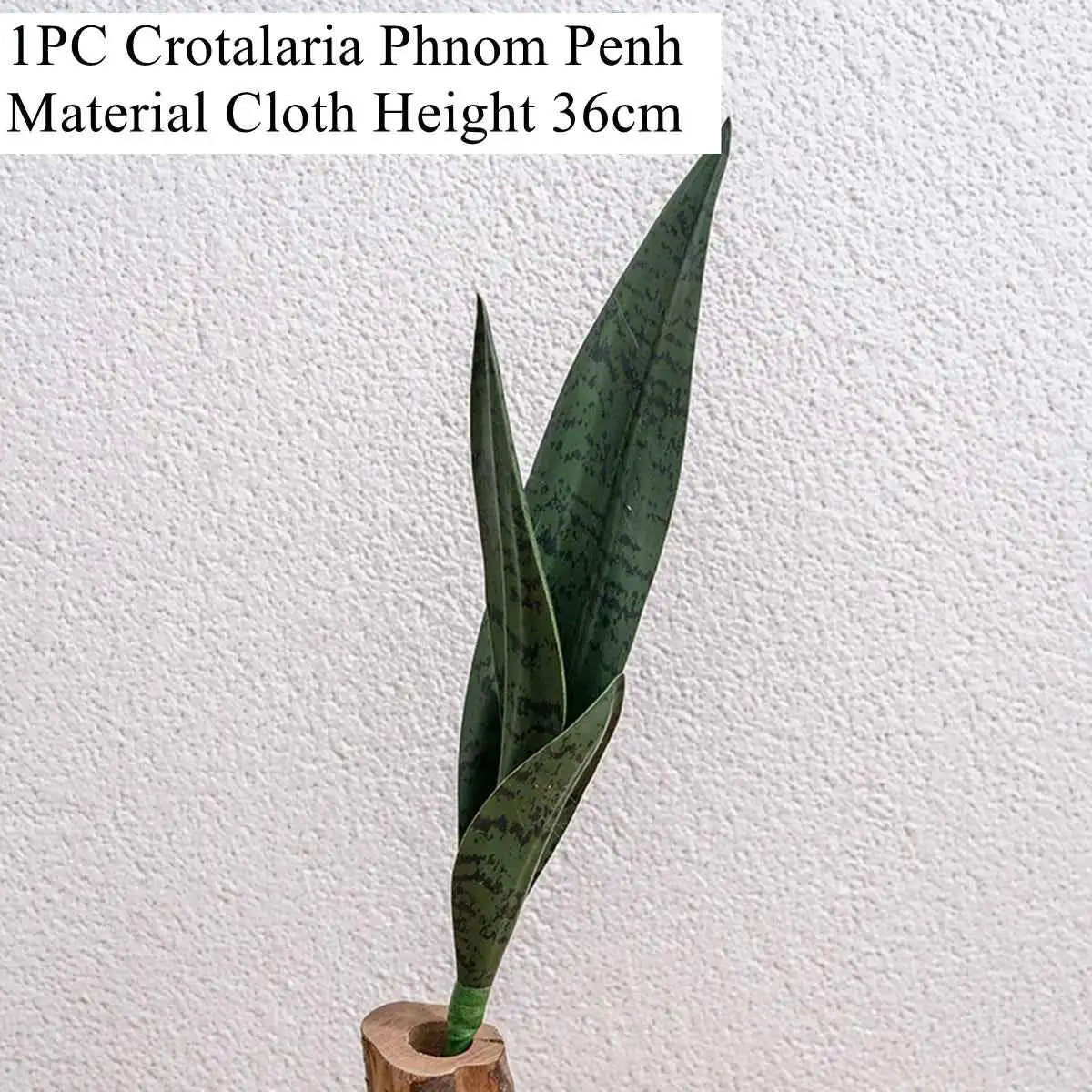 Aritificial Snake Plant Home Decorations Wedding Supply School Eucalyptus Plant by DSERS
