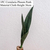Aritificial Snake Plant Home Decorations Wedding Supply School Eucalyptus Plant by DSERS