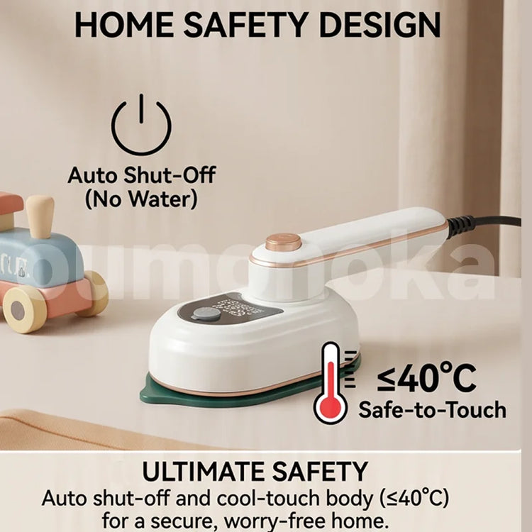 Handheld Vertical Steam Iron Clothing Plate Makeup Iron for Clothes Voor Mini ironing Machine Portable Travel Garment Steamer by GiFiFY
